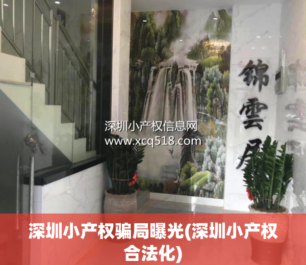 深圳小产权骗局曝光(深圳小产权合法化)