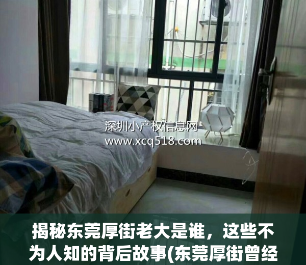 揭秘东莞厚街老大是谁，这些不为人知的背后故事(东莞厚街曾经的辉煌)