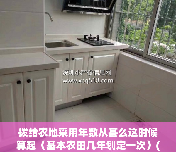 拨给农地采用年数从甚么这时候算起（基本农田几年划定一次）(基本农田是指按照一定时期)