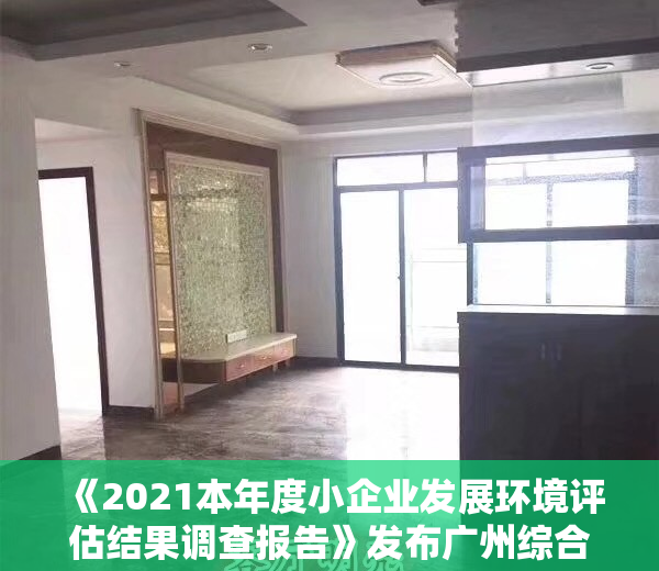 《2021本年度小企业发展环境评估结果调查报告》发布广州综合性罚球名列第三