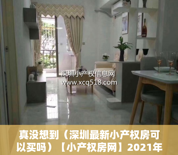 真没想到（深圳最新小产权房可以买吗）【小产权房网】2021年深圳对小产权房有新政策法规吗？产权特征是什么?，深圳最新小产权房价大望，